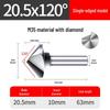 Cobalt Titanium-Plated Chamfering Drill for Stainless Steel - Single/Triple-Edge Countersink & Deburring Tool.