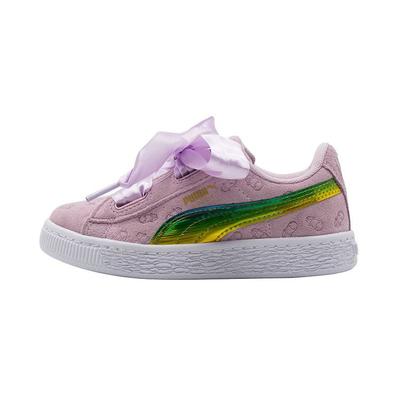 Casual Low-Top Kids Skate Shoes Kids Sneaker Pink Green 366642-01