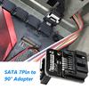 Motherboard Adapter Compact Internal Motherboard Connector Motherboard SATA 7Pin 90 Degree Angled Plug Play Adapter