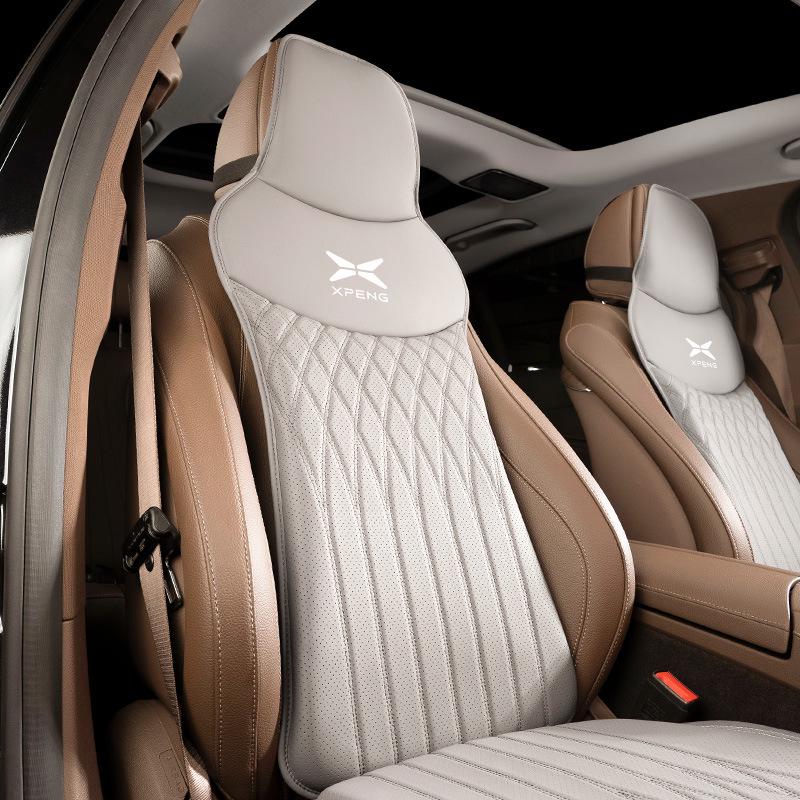 Breathable All-Season Seat and Back Cushions for Xpeng Car Models P7, P5, G3i, G9, G6, G7