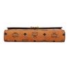 MCM Tracy Messenger Bag Features a Retro-print Flap Design Crafted from Canvas and Leather Medium Size Women's Style Brown-Cognac