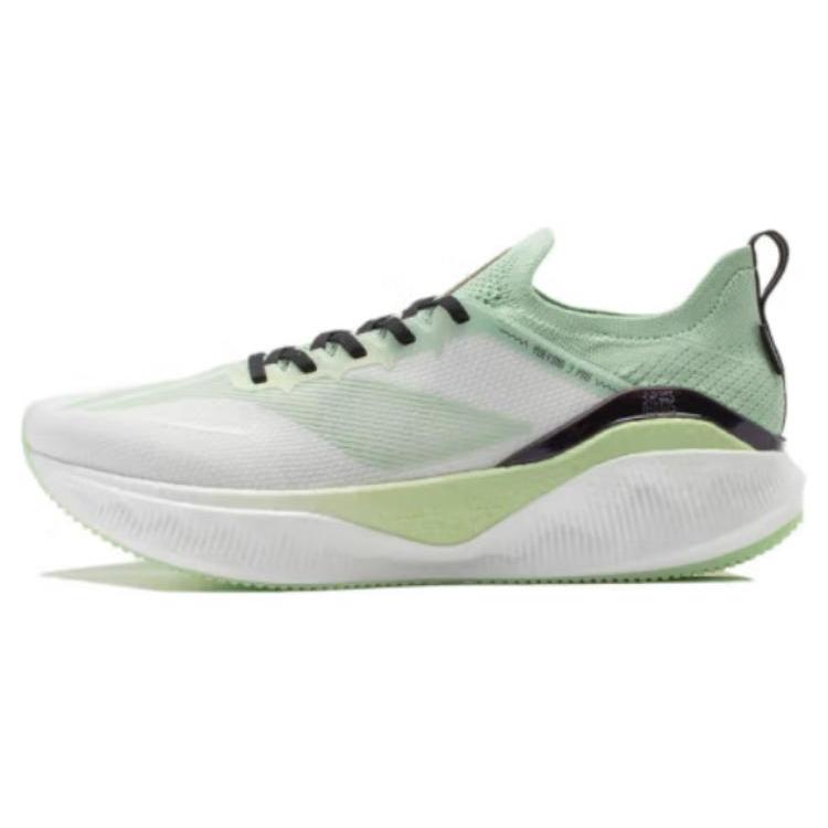New LINING YueYing 3.0 Pro Running Shoes Men's Low top Green/White ARHU001-3