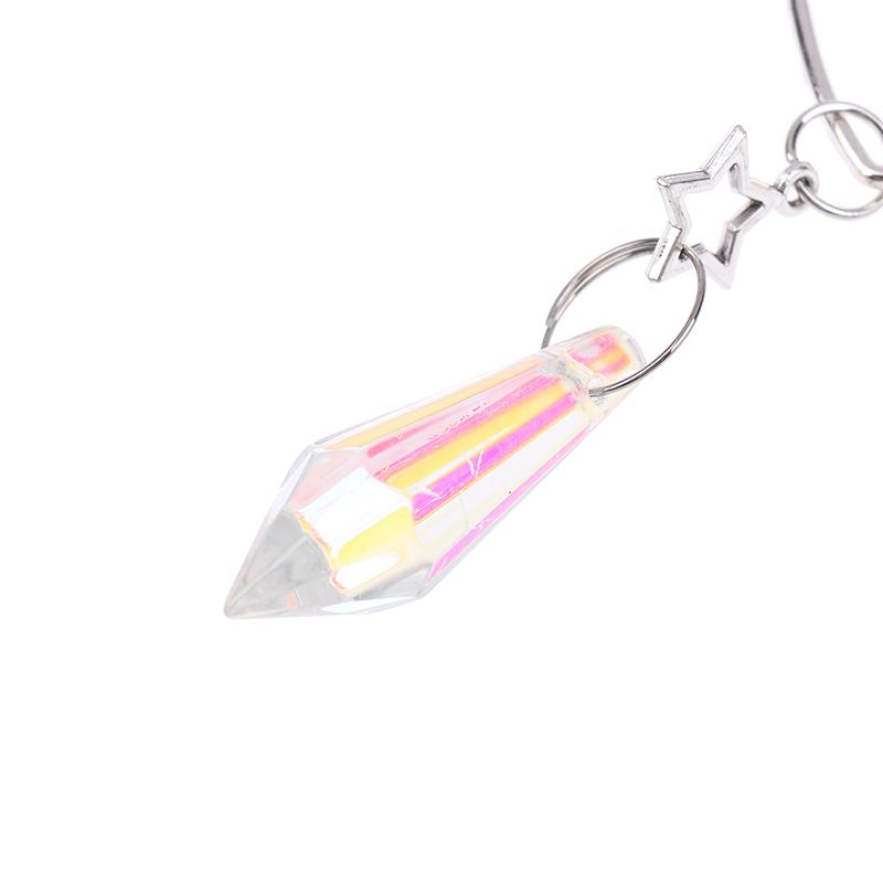 1Pc  Wind Chime Moon Sun Star Catcher Diamond Prisms Pendant Dream Catcher Rainbow Hanging Drop Home Windchime