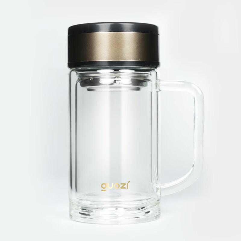 GUOZI GZ-SPJ018 Smart Double Wall Glass Office Mug