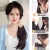 Grasping Clip Slightly Curled Side Ponytail Wig Braid Low Tie Wig Ponytail Natural and Easy To Handle
