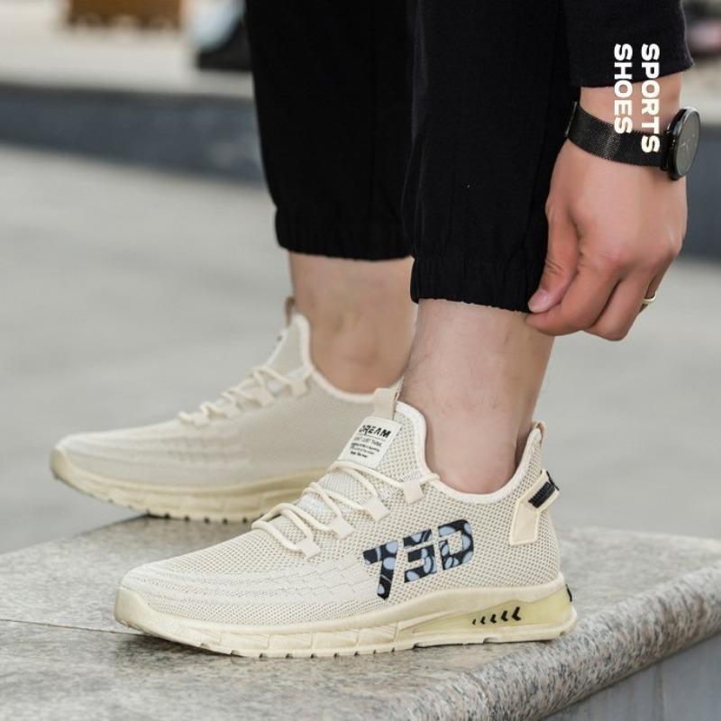 Men's Shoes Spring and Summer New Mesh Breathable Sports Shoes Fashion Versatile Casual Men's Shoes Large Size Trendy Shoes