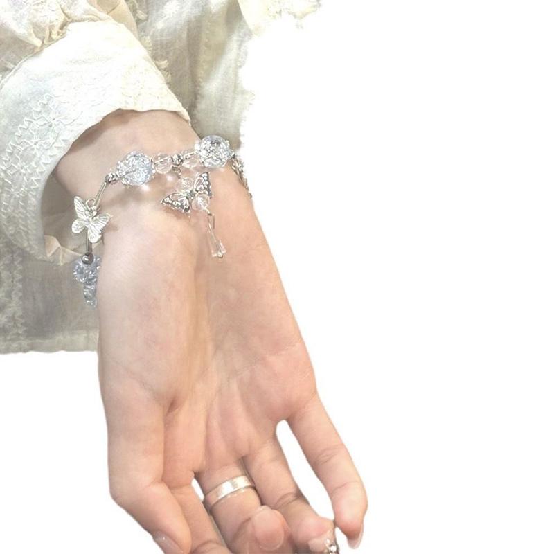 Exquisite Butterfly Bracelet For Women Girls Cute  Butterfly Pendant Bracelet Jewelry Accessories Gifts