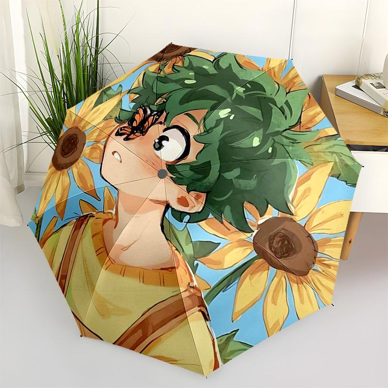 

1pc Boku no Hero Academia - Katsuki Bakugo Outdoor Umbrella | Automatic Opening & Closing | Portable 3-Fold Design | 8-Bone Iron Frame | Perfect Gift