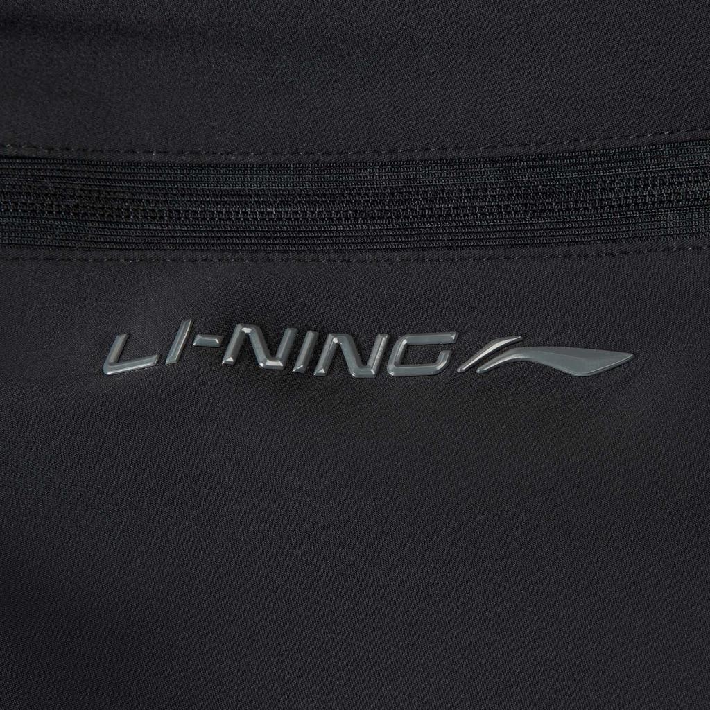 Li-Ning Simple Comfortable Casual Versatile Solid Color Straight Leg Mid Rise Sports Pants Men Pants Black AYKV937-1