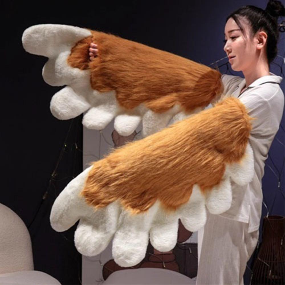 Role Play Cosplay Costume Wings Furry Dress-Up Wings Costume Girl Plush Animal Wings  Gifts