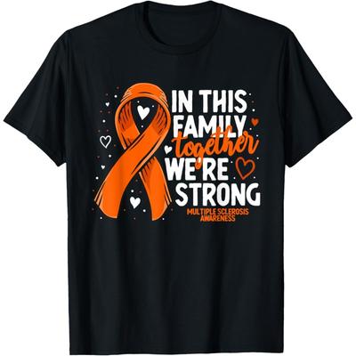 Conciencia de la Esclerosis Múltiple Apoyo Familiar Conciencia de la EM Camiseta(1)