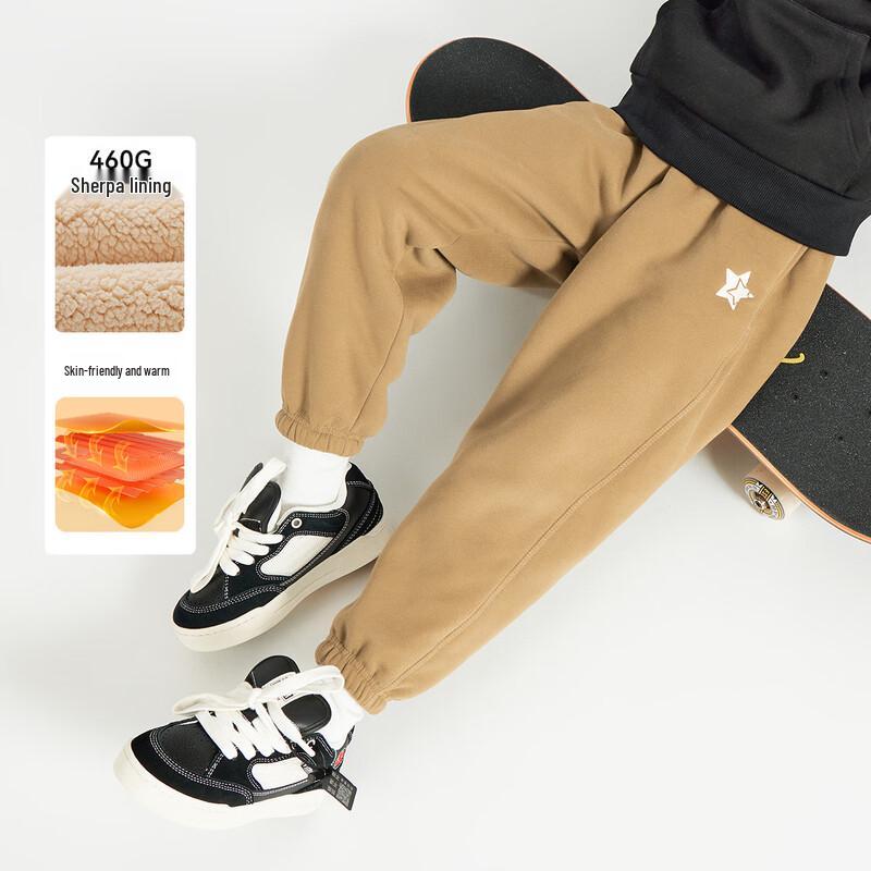 Мальчиковые спортивные штаны-джоггеры с флисовой подкладкой 120