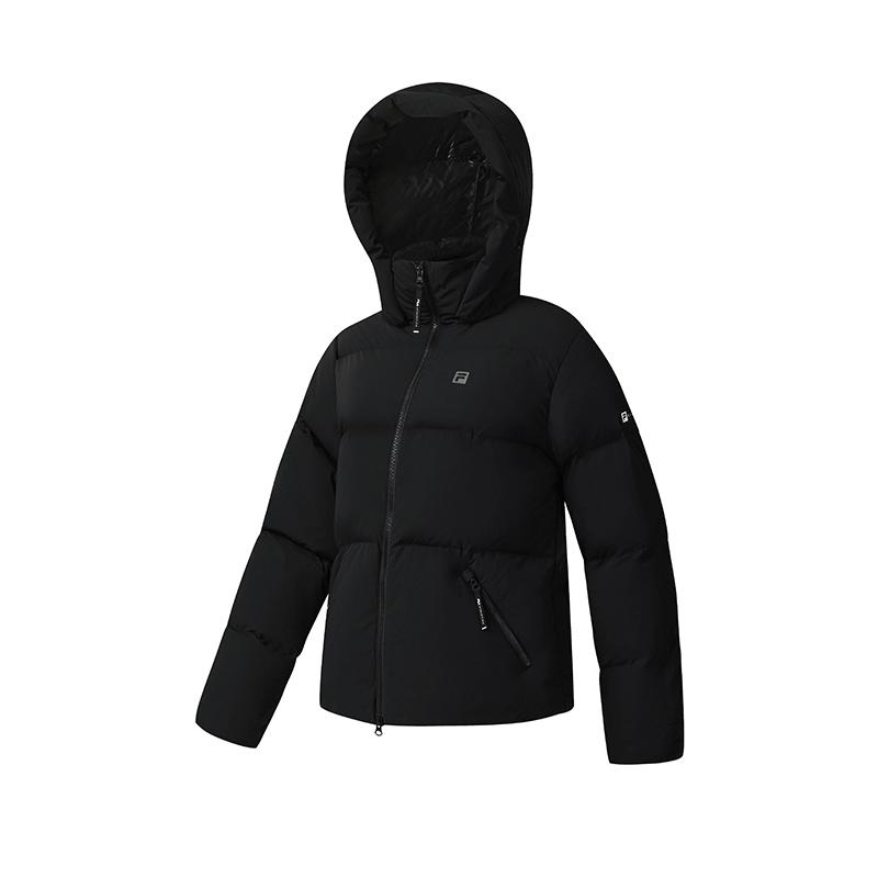 Fila Fitness Series Simple Solid Color Casual Sports Versatile Warm Comfortable Down Jacket Women Outerwear A11W541905FBK
