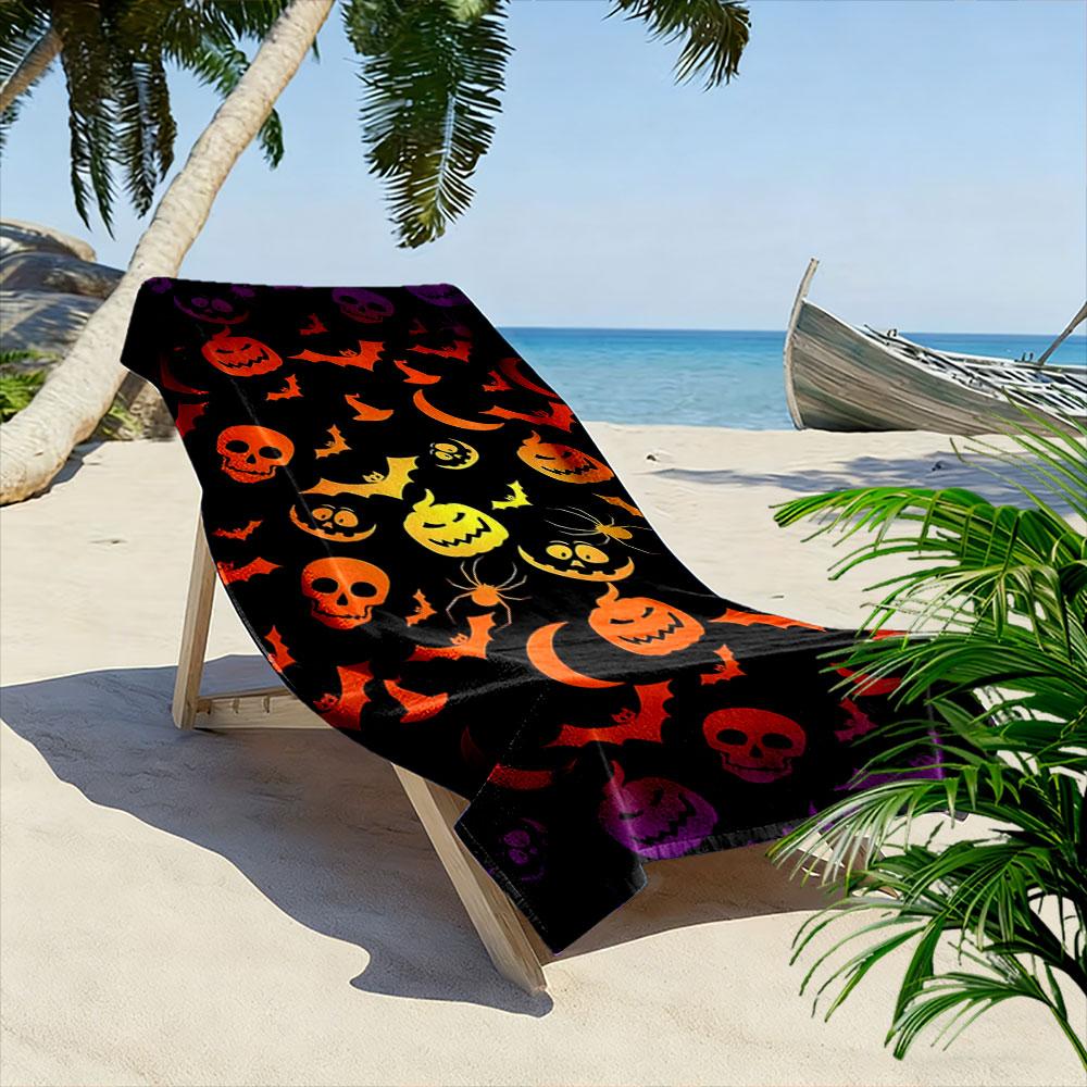 Vivid spooky night whispers Print beach towel, quick drying, suitable for travel, outdoor sports, jogging, the beach and swimming, gift