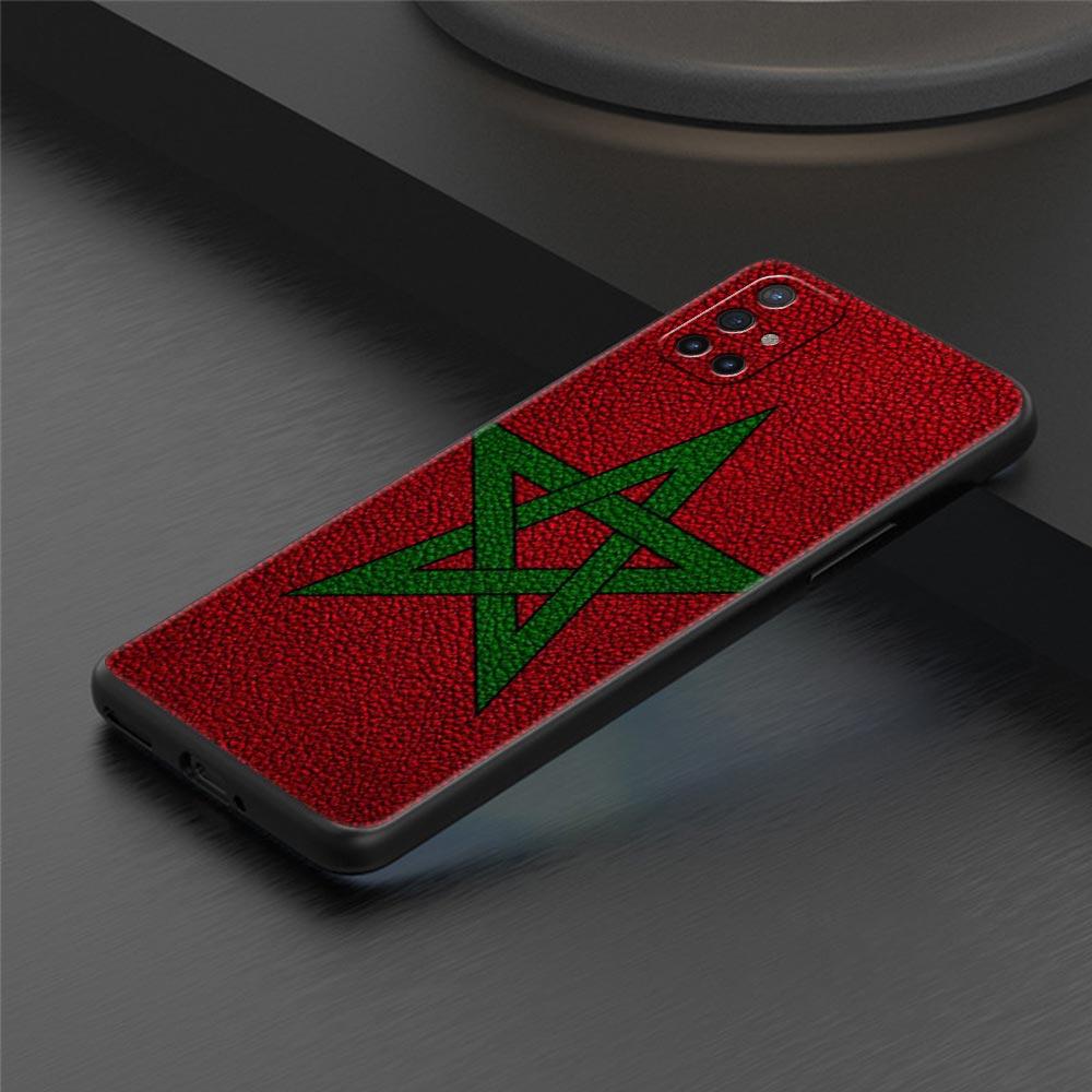 Morocco Flag Passport For OnePlus 10 Pro 9 8T 8 Nord N10 7 7T 9R Phone Case For 1+ Nord 2T CE 2 N100 N200 Z 5G Soft Black Cover