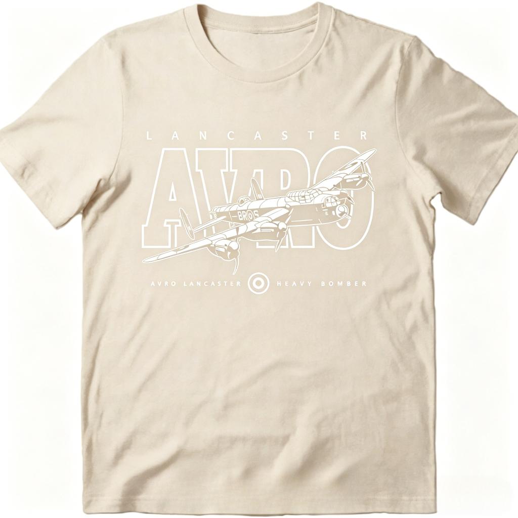 Casual Avro Lancaster Heavy Bomber Aircraft Design Everyday Unisex Tee Shirt 2026 Summer Unisexs Clothing Womens Clothing T Shirt