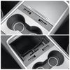 LUCKEASY Central Console Glasses Storage Box for Tesla Model Y 2025 Sunglasses Storage Tray Automotive Interior Accessories 1pc