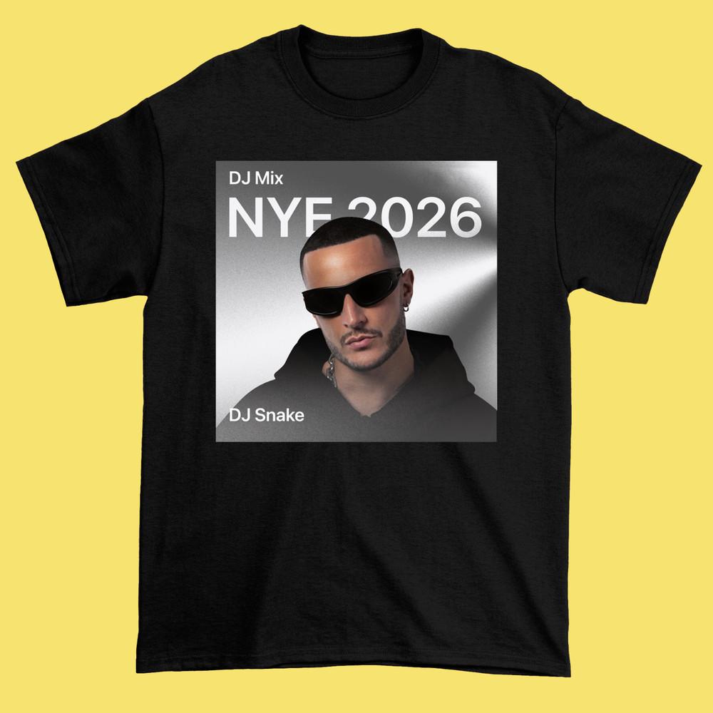 

NYE 2026 DJ Mix Album by DJ Snake Black Cotton Shirt S5XL T161 Unisex T-Shirt XXL