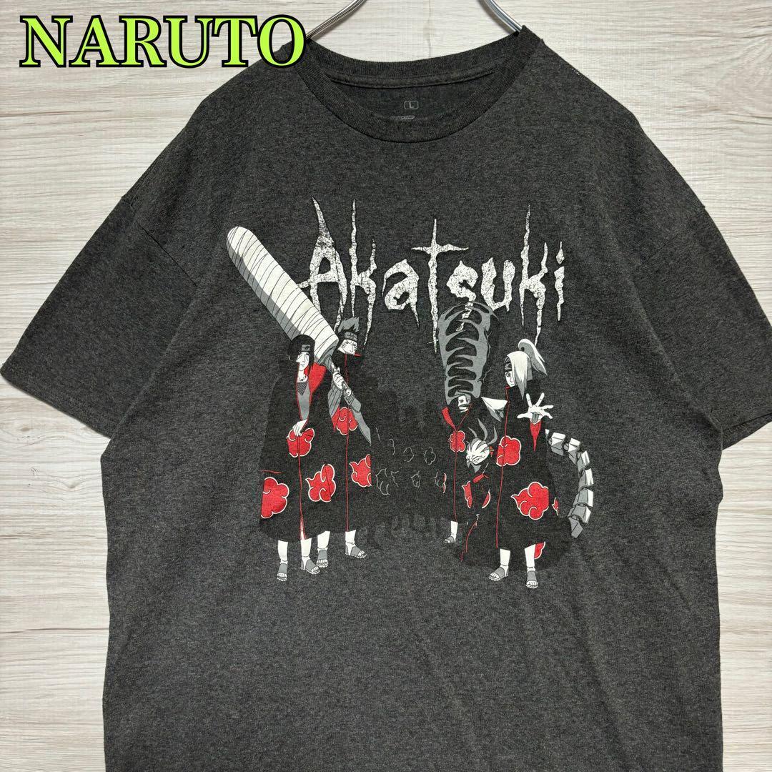 

[USED] Hard to find Naruto Akatsuki T-shirt, size L, Shippuden, imported from overseas, rare