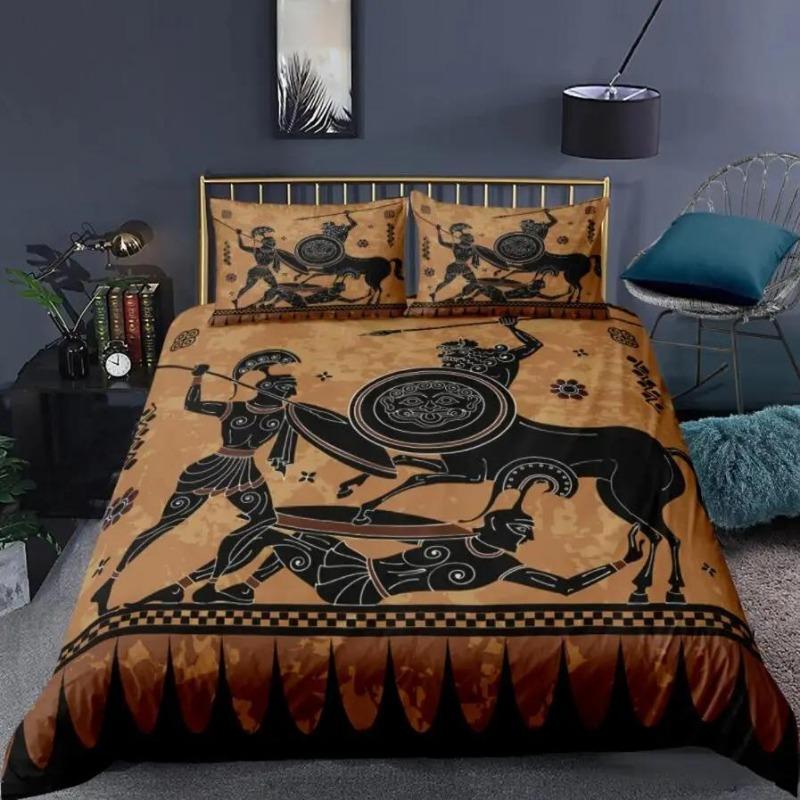 

Phechion African Natives 3D Print Bedding Set Duvet Covers Pillowcases One Piece Comforter Bedding Sets Bedclothes Bed K270 EU single(135x200cm)