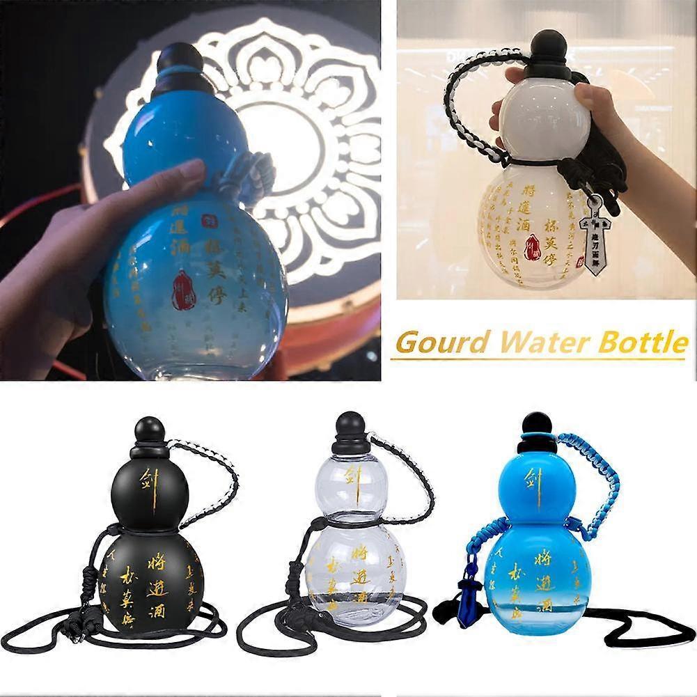 Crazyview  Blackwukong Gourd Shape Sports Kettle Peripheral Pendant Enjoy Same Gourd Cup Wine 800ml Water Internet Y4g6 Celebrity