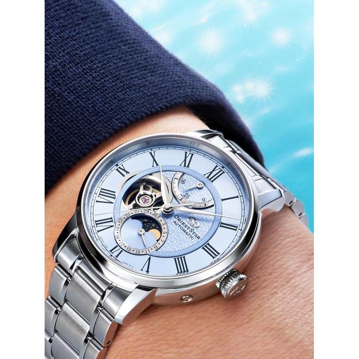 [Orient Star] ORIENT STAR Automatic Watch M45 F7 Mechanical Moon Phase Japanese-Made Limited Edition 270pcs with Extra Strap 2-Year