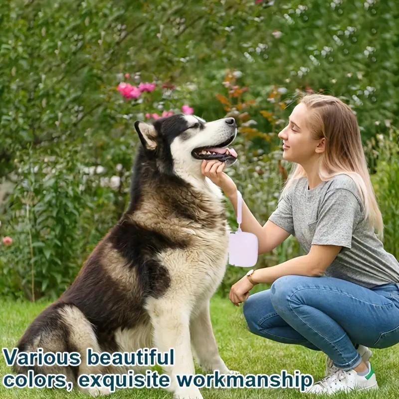 Silicone Dog Treat Pouch Portable Pet Snack Bag Easy To Clean Waterproof For Outdoor Training With Secure Lock Dog Food Containe