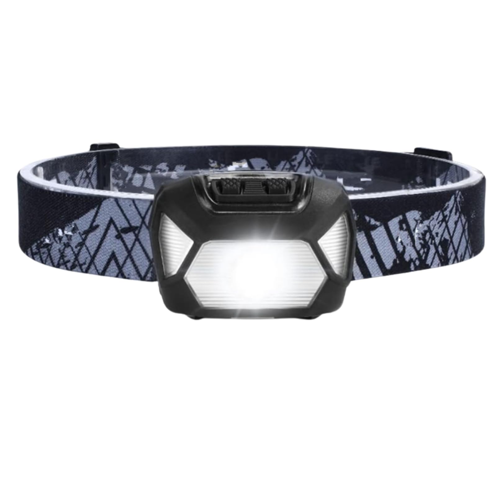 

Регулируемый налобный фонарь Uccellino для использования при работе и на улице, на батарейках, угол, светодиодный, легкий, для чрезвычайных ситуаций, отключений электроэнергии, чёрный