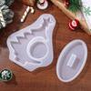 A Top Quality DIY Christmas Tree Photo Frame Silicone Mould Crystal Epoxy Craft Casting Mould Handmade Home Decoration Christmas