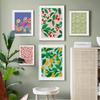 Fruit Market Lemon Cherry Orange Vintage Posters and Prints Wall Art Canvas Painting Flower Market Pictures Shop Kitchen Decor