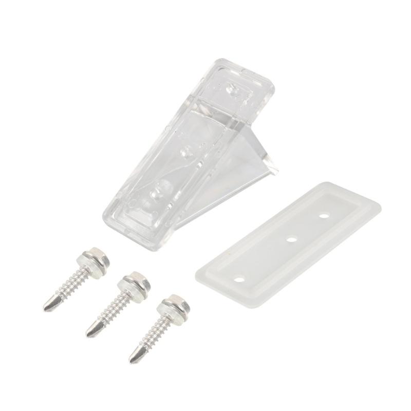 All Weather Snow Guard Plate Ice Shield With Non Slip Pads and Screws for Motorhome Winter Protection PC Rubber Design прозрачный