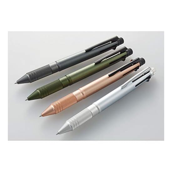 uni-ball Jetstream 4&1 Metal Edition Multi-Function Pen, 0.5mm, Gun Metallic, Smooth Writing, MSXE52