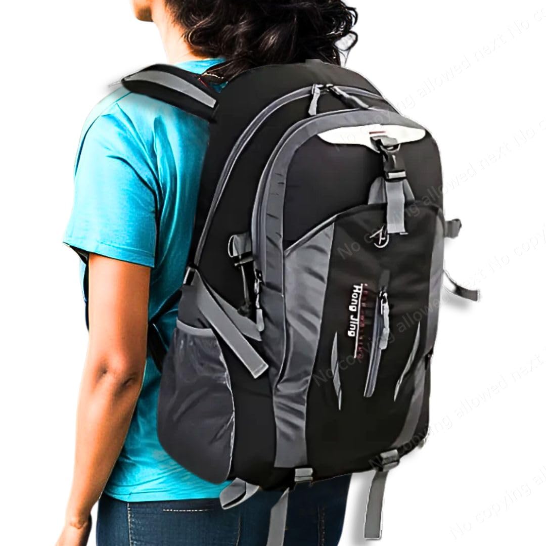 

Hiking Backpack, 40L Large Capacity, Lightweight, Waterproof, Water-Repellent, Multifunctional Backpack, Excellent Breathability, for Travel,