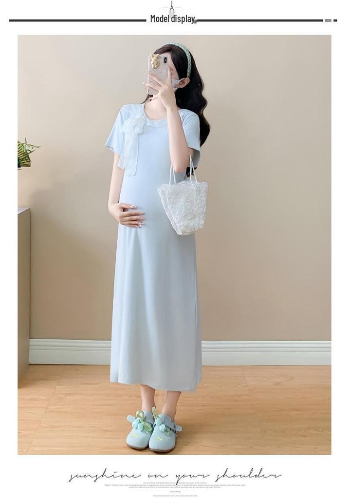 Maternity Dress 2026: Trendy Lace-up Style for Pre- and Post-Pregnancy