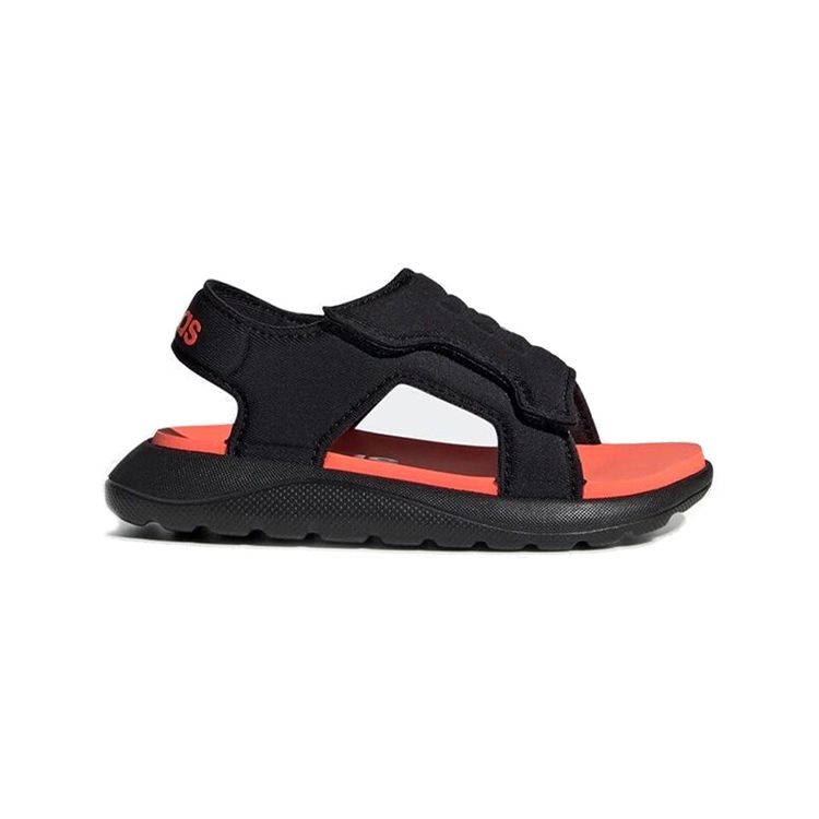 Adidas Comfort Sandal Comfortable Versatile Toddler Shoes Baby Shoes Black Red EG2229