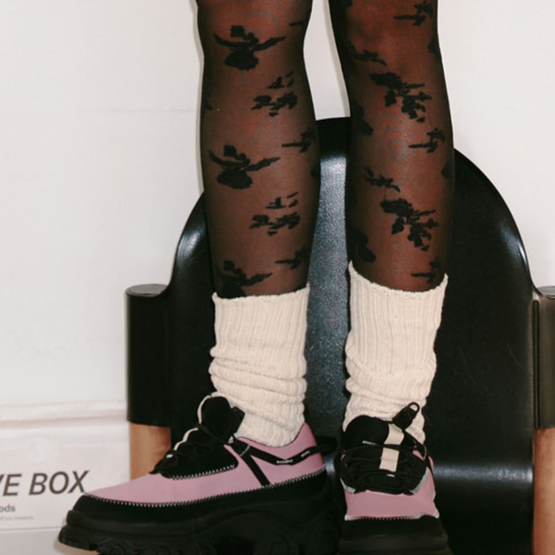 

SNUGGIEST Chunky Cotton Winter Knit Socks [Cream Soup] Cream Soup_F