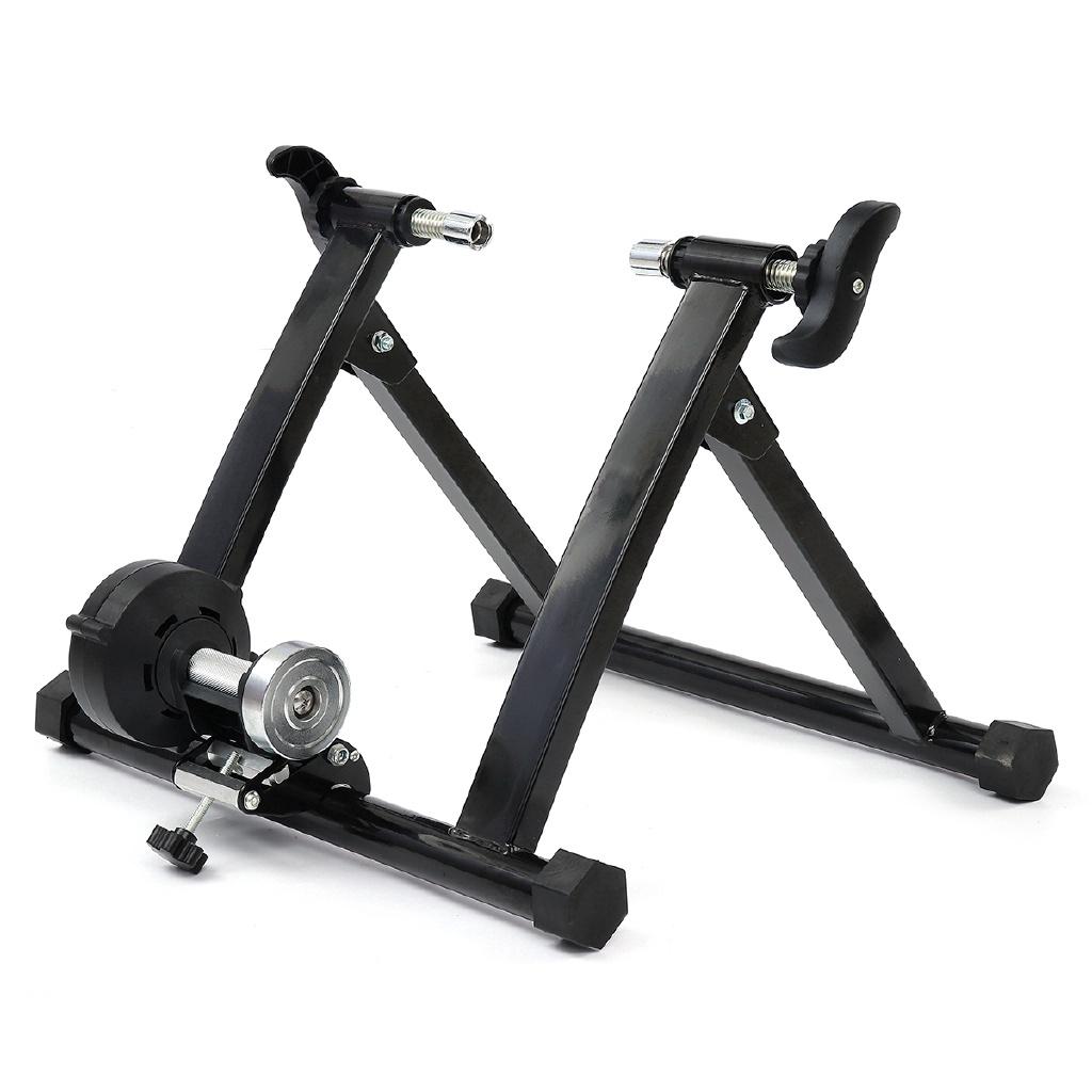 Wireless Indoor Bicycle Bike Trainer Home Exercise Fitness Stand Bicycle Parts Road MTB Training Accessories Black 24-29