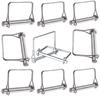 10 PCS Large Trailer Coupler Pin Heavy Duty Trailer Hitch Pin Safety Locking Pin 5/16 X 2-3/4 (8X70MM)