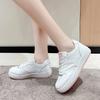 Summer fashion breathable white shoes women's autumn new breathable contrasting color board shoes women's sports