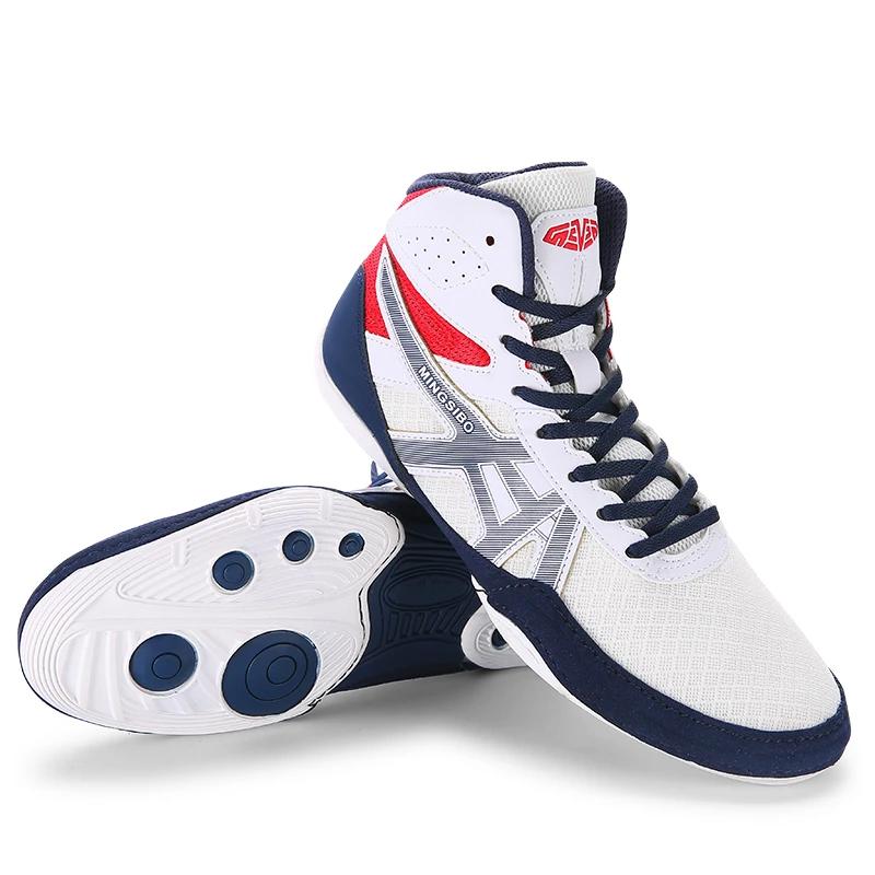 Men Wrestling Shoes Outdoor Training Boxing Boots Professional Gym Unisex Sneakers Quality Women Sport Fighting Wrestling Boots
