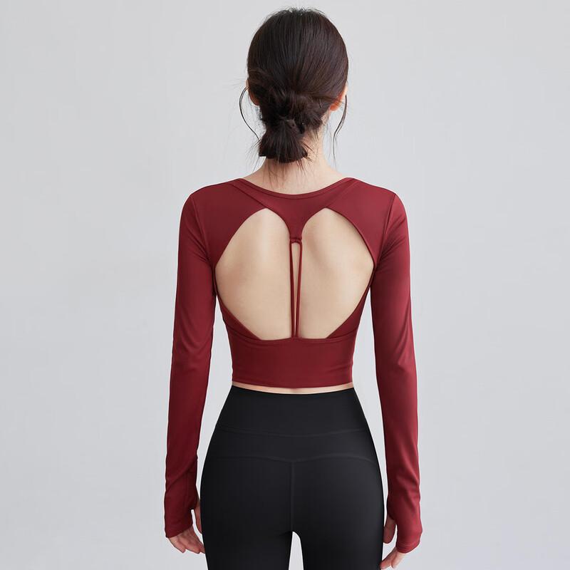 Youyou Premium Backless Long-Sleeve Yoga & Dance Top