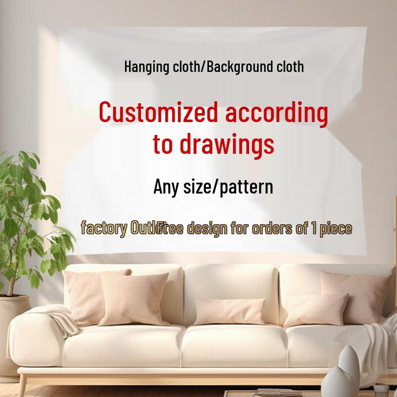 INS Style Bedroom & Dormitory Wall Hanging Cloth – Canvas Poster Decor