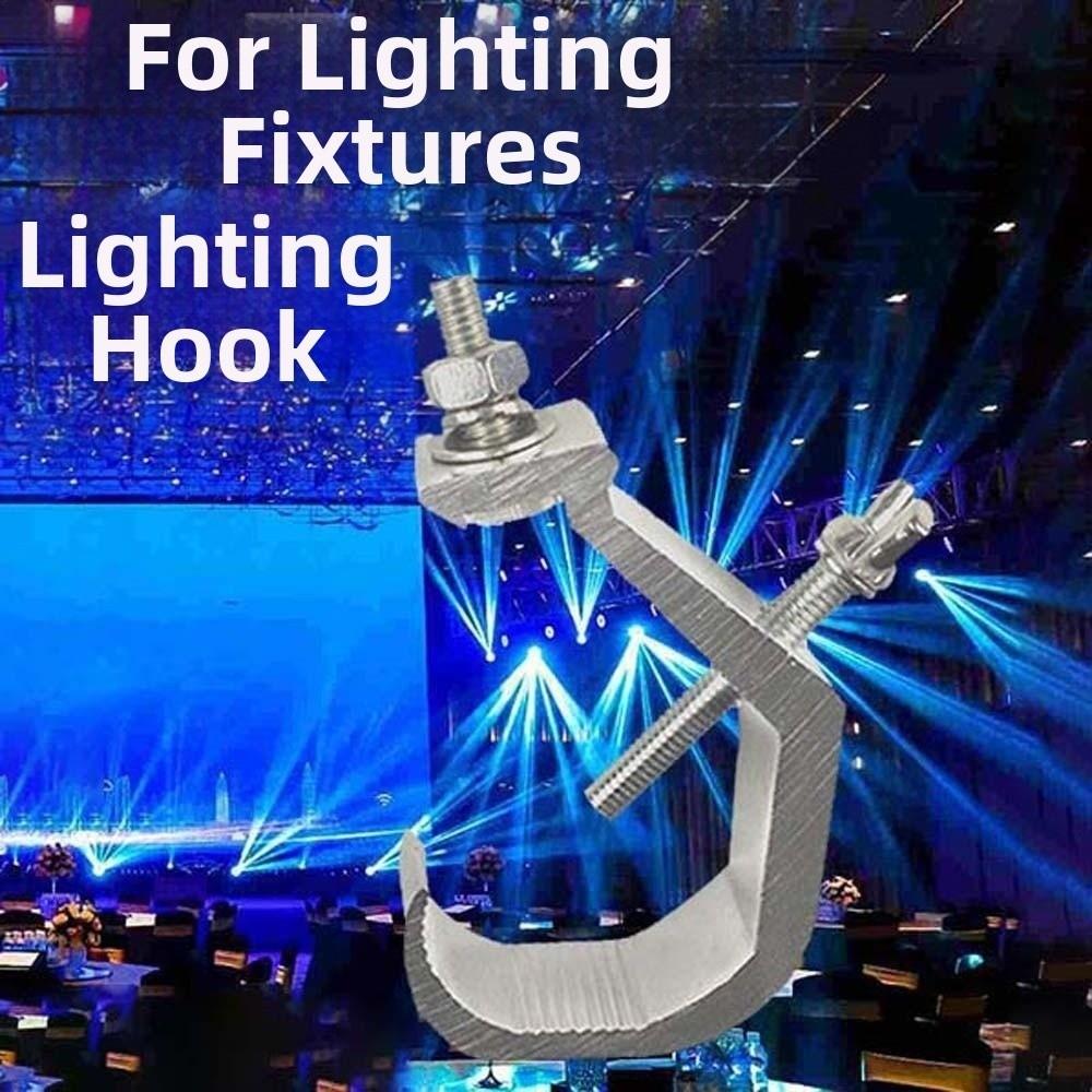 10pcs Stage Lights Hangings Light Hook Par Lamp Fixed Clip Lights Clamp Bracket Stage Lights Clamps Aluminum Alloy