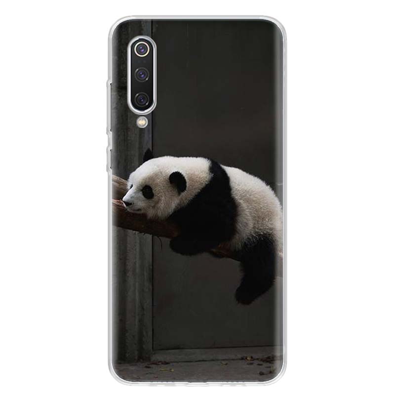 Panda Anime Cute Cover Phone Case For Xiaomi Redmi Note 14 13 12 12S 11 Pro Plus 11S 10 10S 11T 11E Soft Transparent Shell Cover