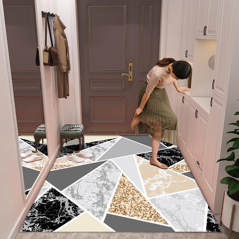 

WTEMPO Ковер у входной двери, у кровати в спальне, легко поддерживать в порядке, впитывающий коврик для ног в гостиной и ванной комнате 80*100CM