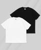 B Canvas [2Pack] 32-Count 2-Ply Cotton Plain Short Sleeve T-Shirt (2 Colors)