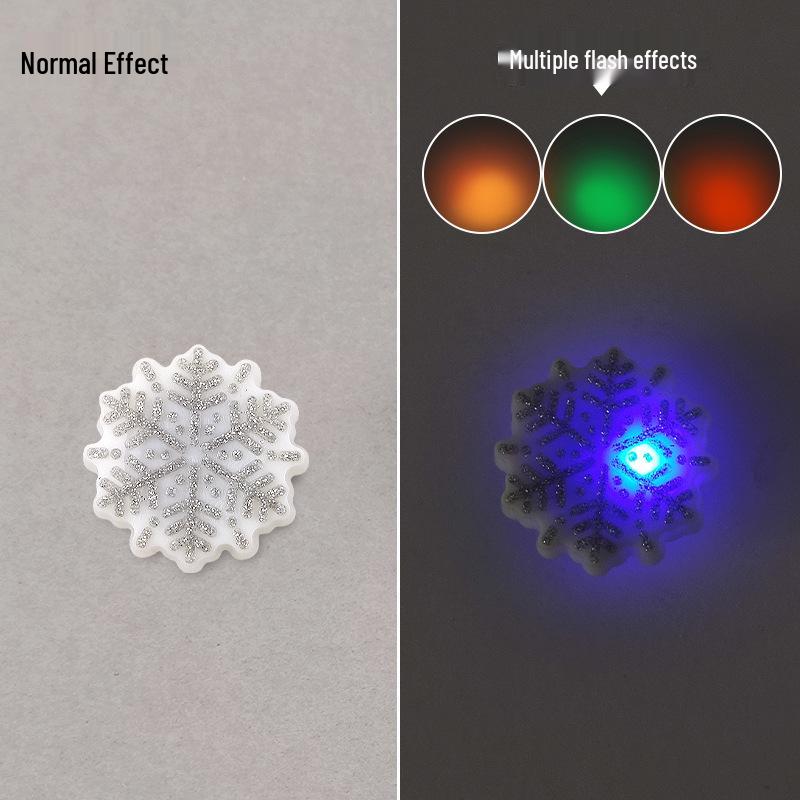 

2025 Светодиодные светящиеся шармы для обуви кроксы - Мигающие забавные DIY аксессуары