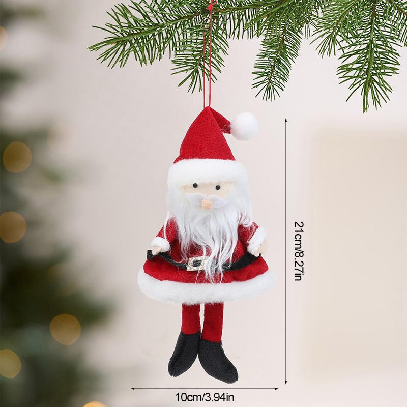 Père Noël Elfes Poupée Ornements à Suspendre Arbre de Noël à Suspendre Pendentifs Elfe Garçon Fille Cadeau de Fête du Nouvel An pour Enfants Décoration de Maison