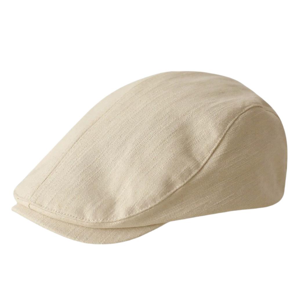 British Style Newsboy Hat with Large Head Circumference Trendy and Versatile for Couples Reversible Baseball Cap
