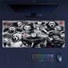 Horror Halloween Color Mouse Pad Large Gaming Table Cushion Non-slip Laptop Tablet Big Mousepad XXL Mat Mini PC Playmat With Lock edge